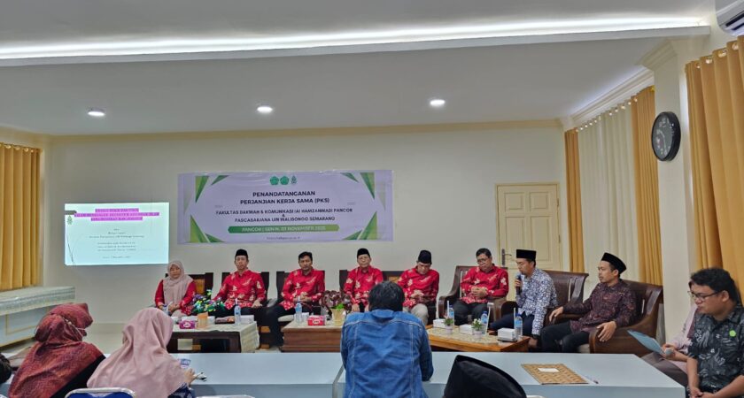 HADIR SEBAGAI NARASUMBER SARASEHAN DI IAI HAMZANWADI, PANCOR, LOMBOK TIMUR, PASCASARJANA UIN WALISONGO SEKALIGUS TANDA TANGANI PKS