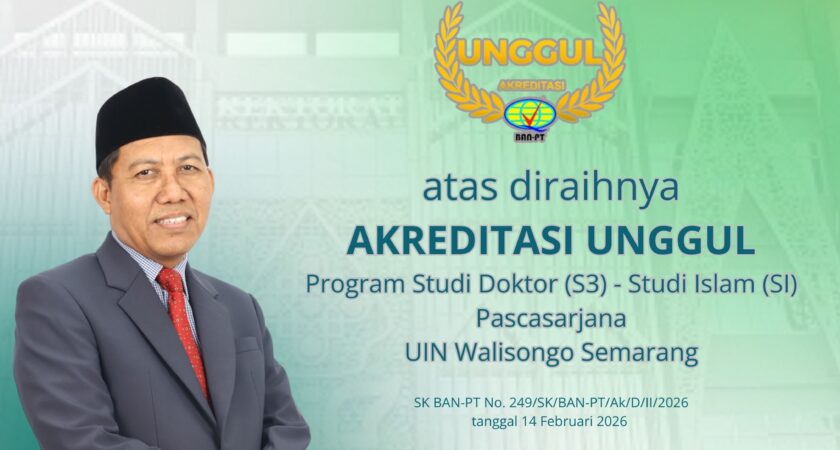 Prodi S3 Studi Islam Raih Predikat Akreditas Unggul